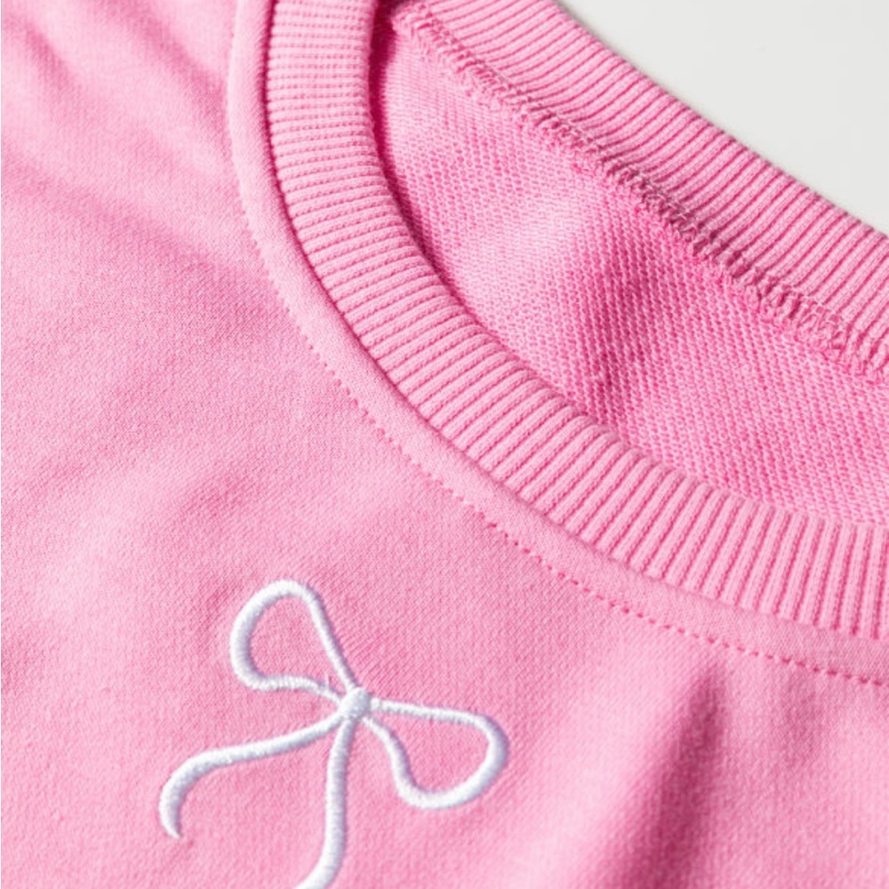 ⭐️Pink Dream Lounge Long sleeve Bow set - Picture 4 of 4